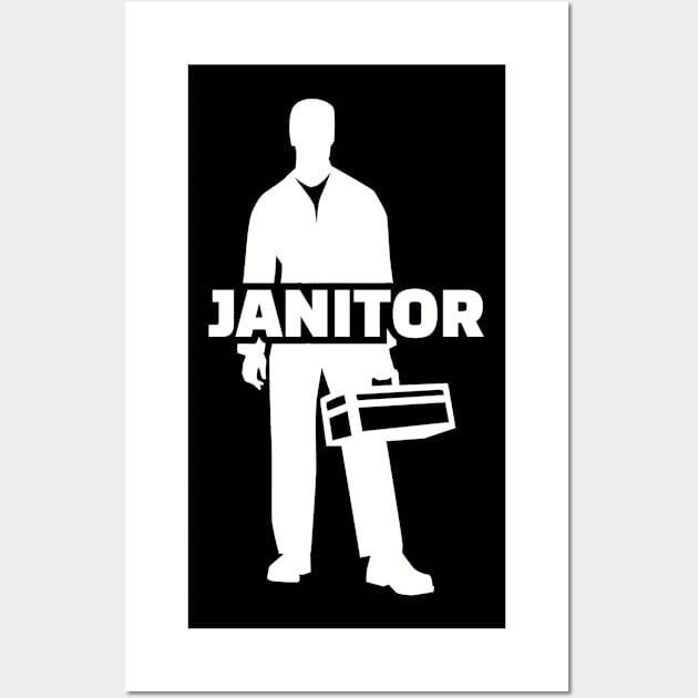 Janitor Wall Art by Designzz